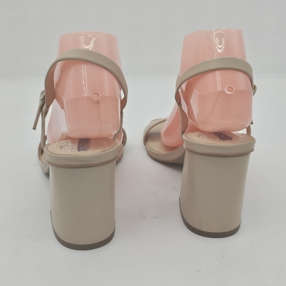 Vince Camuto Buff Baby Nendan Heeled Beige Sandals Size 9.5 - Picture 5 of 11